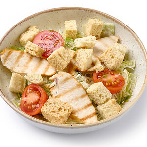 Салат Цезарь с курой