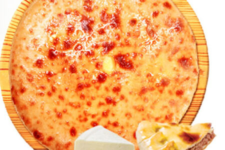 Пирог с мясом и сыром