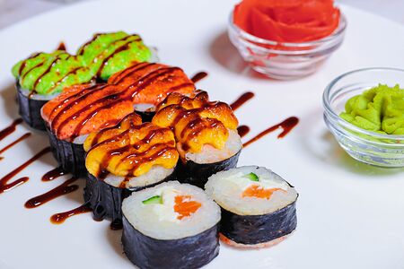 Запеченный лосось