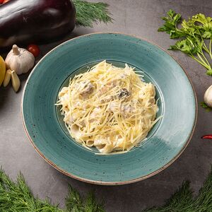 Феттуччине с цыпленком и грибами