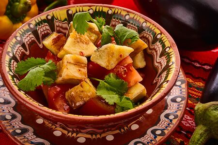 Салат из баклажанов