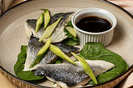 Филе дорадо на пару