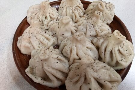 Хинкали с бараниной 