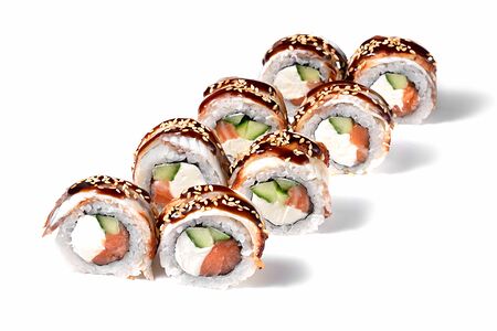 Ролл Канада с лососем