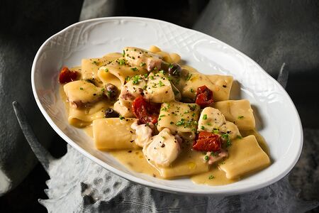 Лингвини с осьминогом