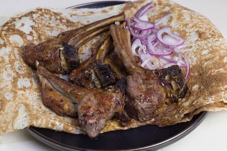 Шашлык из бараньих ребрышек