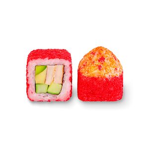 Запечённая Калифорния с креветкой