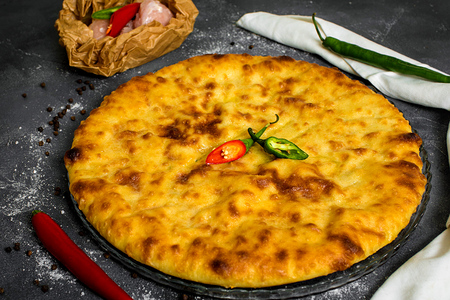 Пирог с сыром и шпинатом