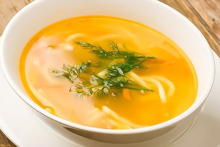 Суп с домашней лапшой