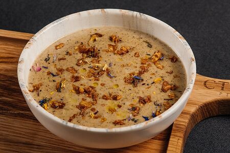 Крем-суп из лесных грибов