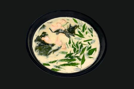 Суп сливочный с лососем