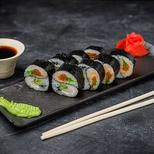 Инь-янь с лососем