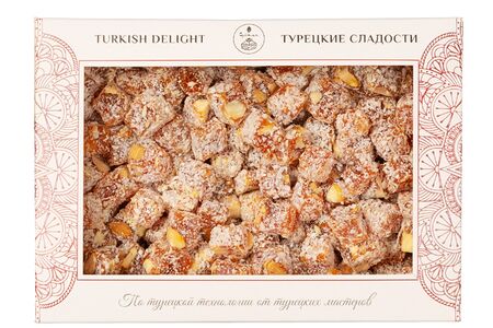 Лукум классический со вкусом апельсина и с миндалем