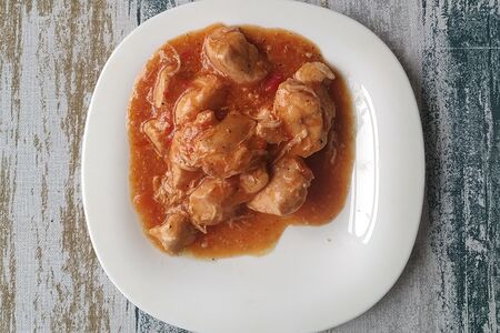 Гуляш из куриного филе