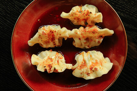 Пельмени с креветками