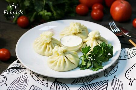 Хинкали с говядиной (4 шт)