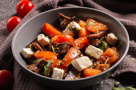 Салат с баклажанами