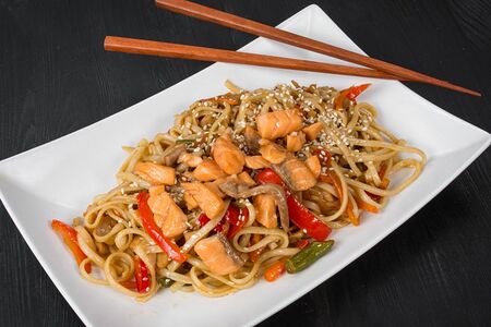 Гречневая с лососем