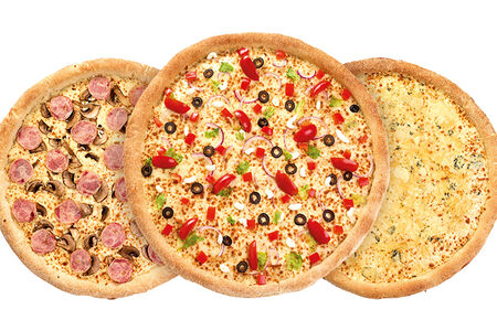 Три пиццы Нежное комбо