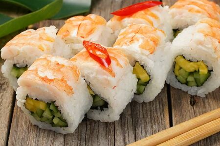 Ролл Фила лайт креветка