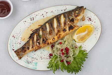 Сибас жареный