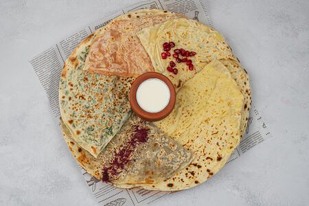 Кутабы с тыквой