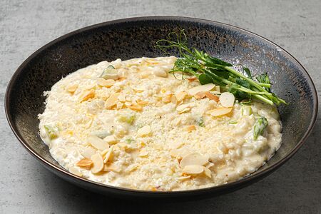 Ризотто Четыре сыра со спаржей