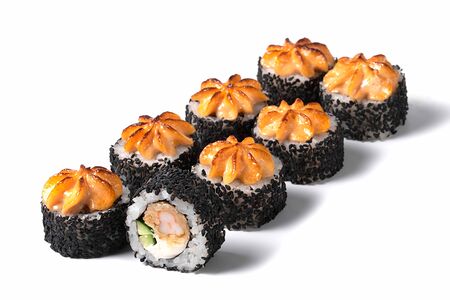 Запеченная темпурная креветка