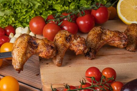 Шашлык из куриных крылышек