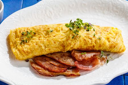 Омлет с тамбовским окороком