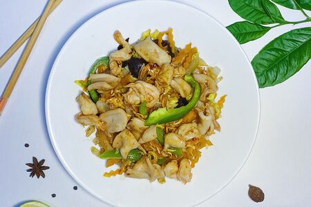 Хай сан сао - морепродукты с овощами 