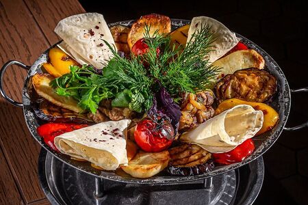 56. Садж-кебаб из бараньих внутренностей