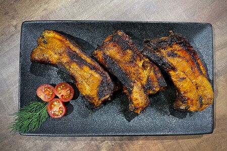 Ребрышки свиные на мангале