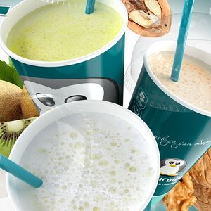 Безлактозный коктейль Киви