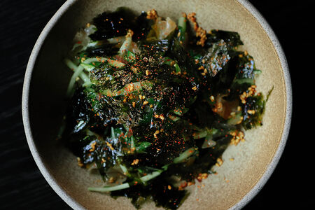 Салат с водорослями