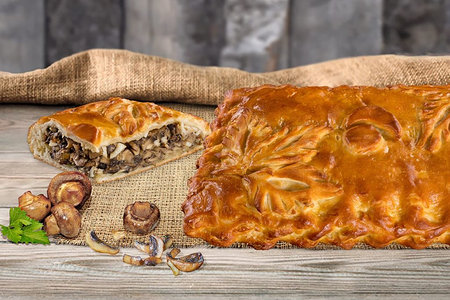 Пирог с грибами