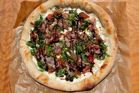 С коппой,  песто и вяленными 