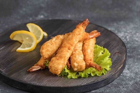 Креветки в кляре закуска
