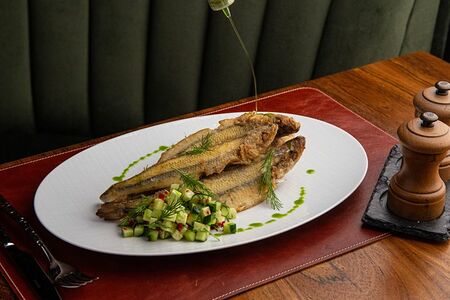 Корюшка жареная