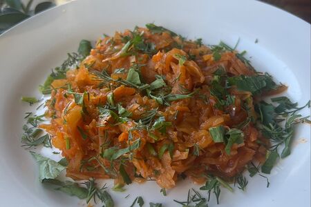 Капуста тушеная