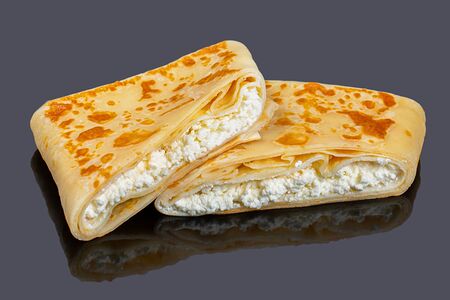 Блины с творогом