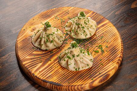 Хинкали с бараниной