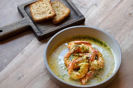 Креветки на гриле