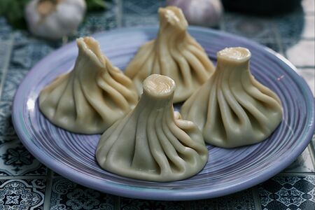 Хинкали домашние с грибами