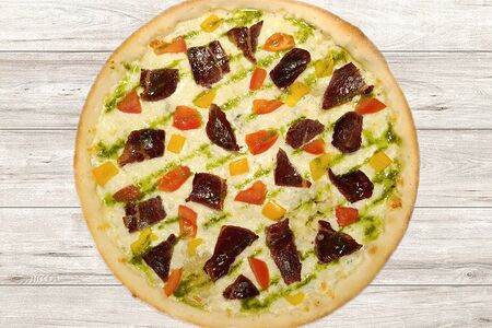 Пицца с ростбифом из телятины