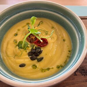 Тыквенный суп на кокосовом молоке