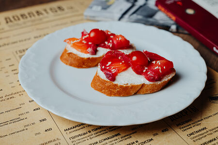 С лососем и сырным муссом