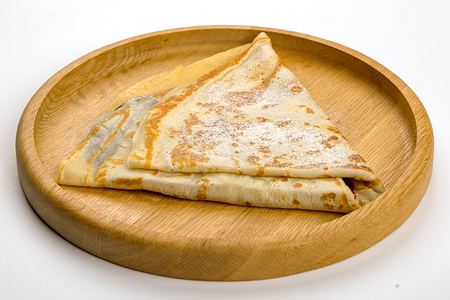 Блин с перетертой смородиной