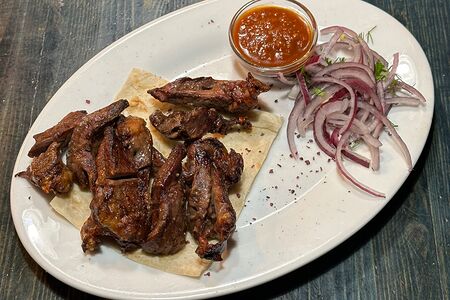 Шашлык из бараньего сердца