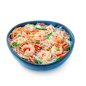 Вок Фунчоза с креветками